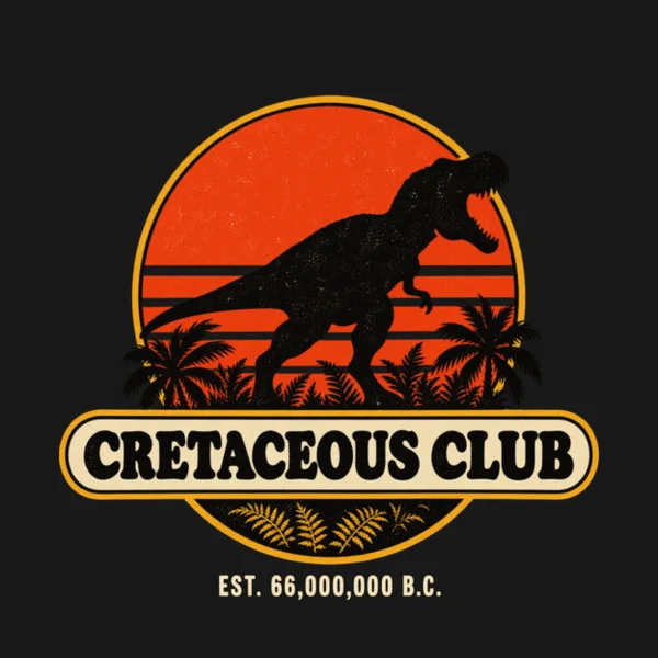 Cretaceous Club t-shirt design