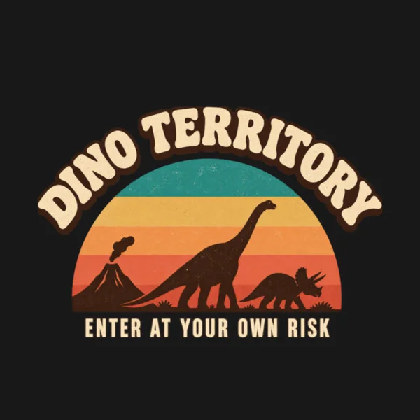 Dino Territory t-shirt design