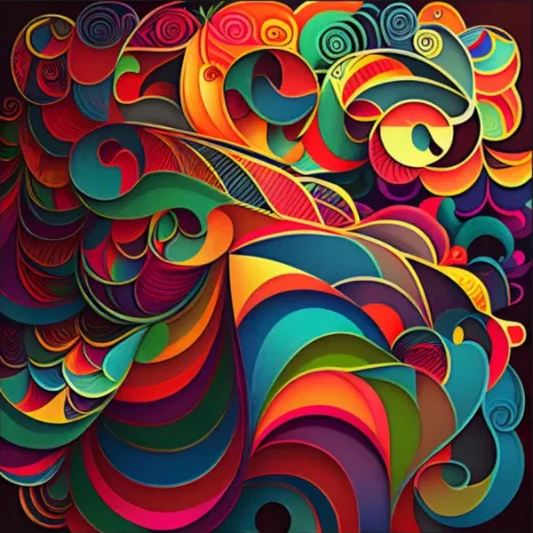 Retro Swirl Paisley Pattern t-shirt design